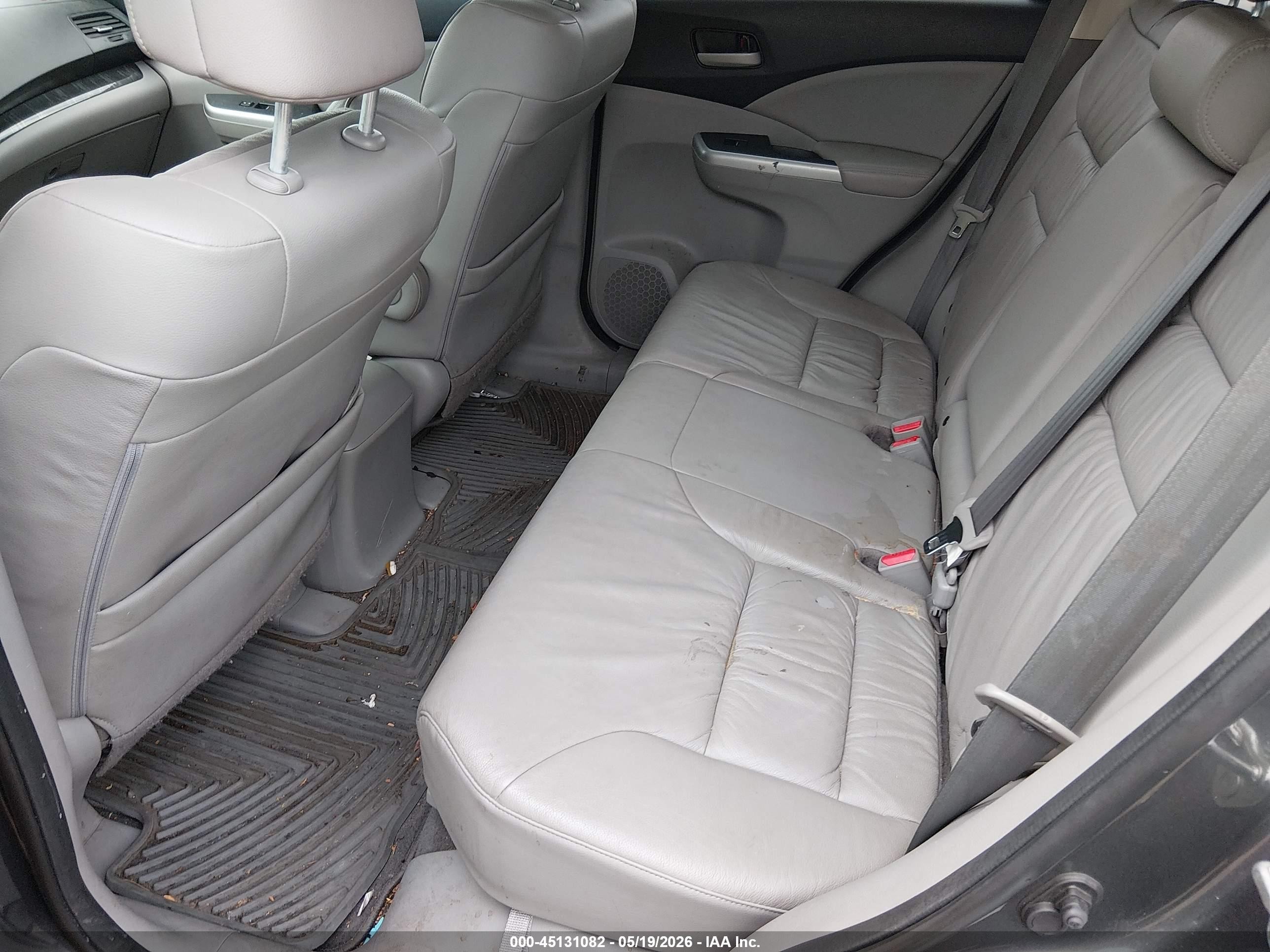 2012 Honda Cr-v Ex-l Gray vin: 5J6RM4H75CL069140