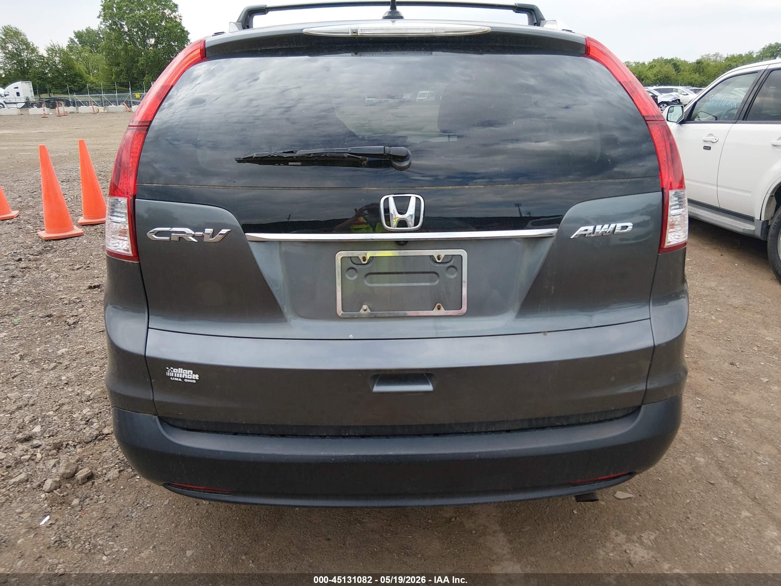 2012 Honda Cr-v Ex-l Gray vin: 5J6RM4H75CL069140