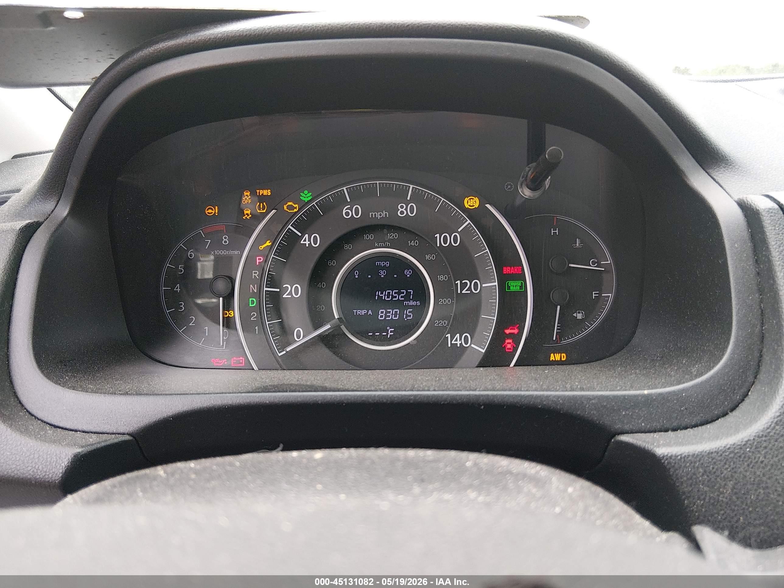 2012 Honda Cr-v Ex-l Gray vin: 5J6RM4H75CL069140