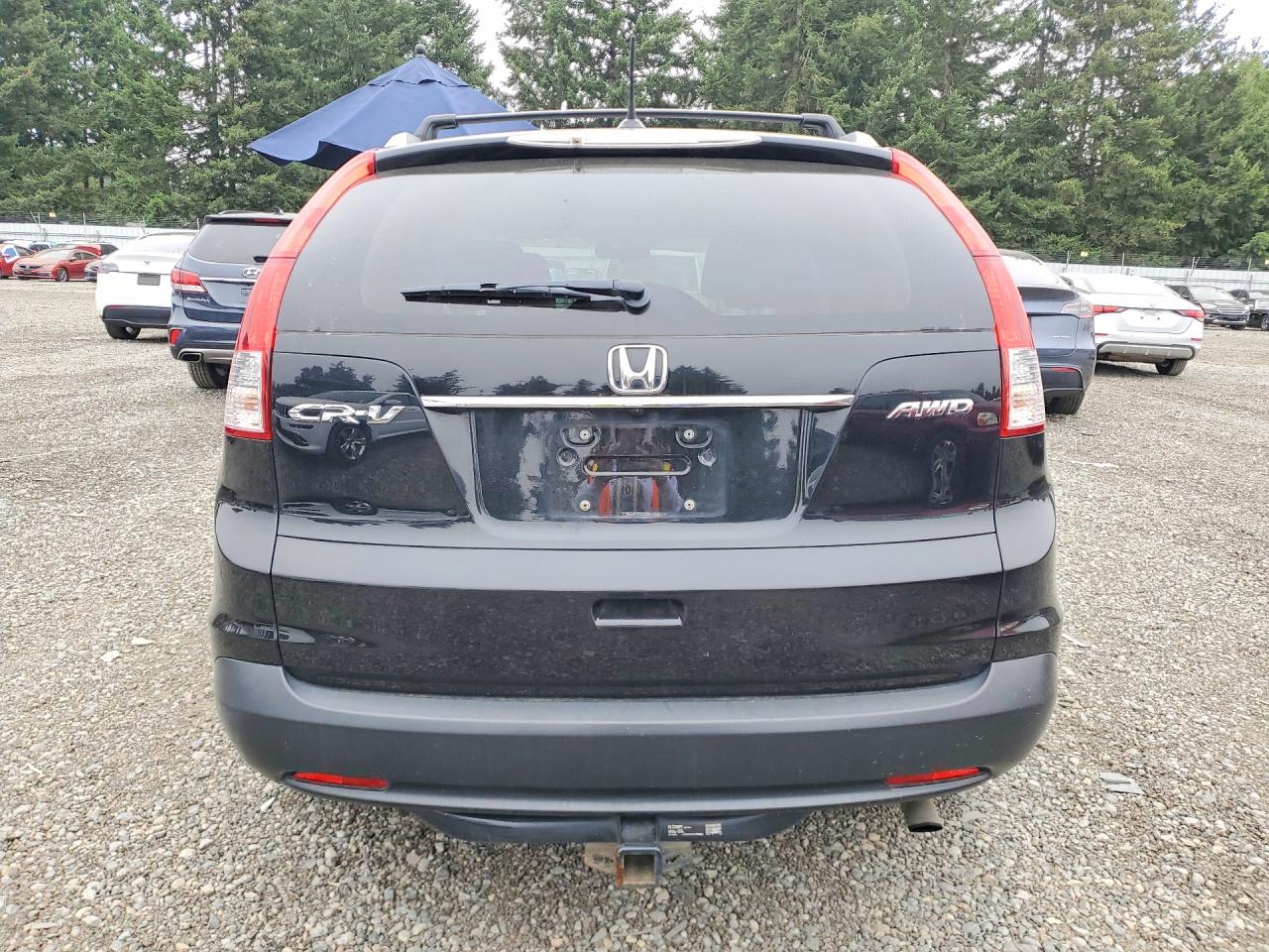 2013 Honda Cr-v Exl Black vin: 5J6RM4H75DL001485