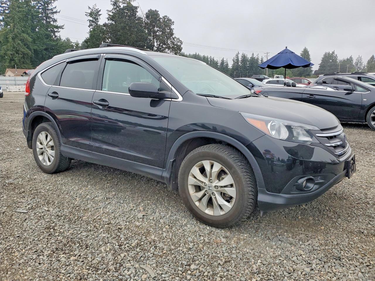 2013 Honda Cr-v Exl Black vin: 5J6RM4H75DL001485