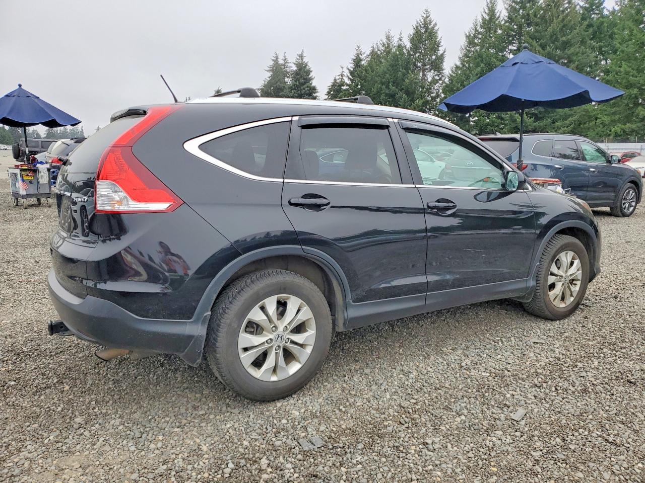2013 Honda Cr-v Exl Black vin: 5J6RM4H75DL001485