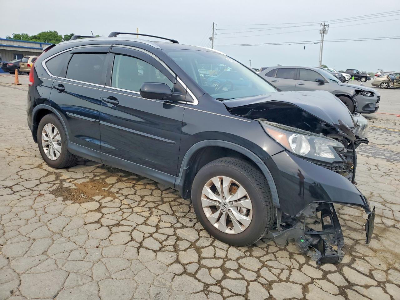 2013 Honda Cr-v Exl Black vin: 5J6RM4H75DL010655