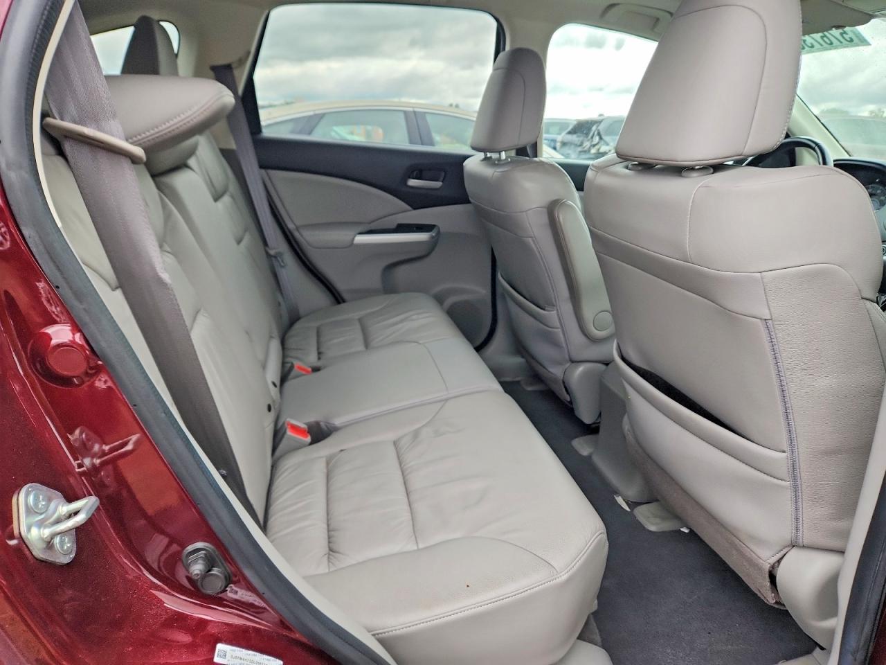 2013 Honda Cr-v Exl Burgundy vin: 5J6RM4H75DL018738