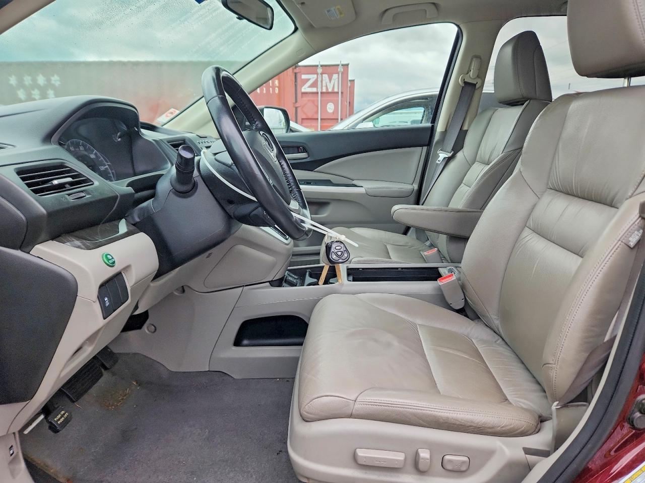 2013 Honda Cr-v Exl Burgundy vin: 5J6RM4H75DL018738