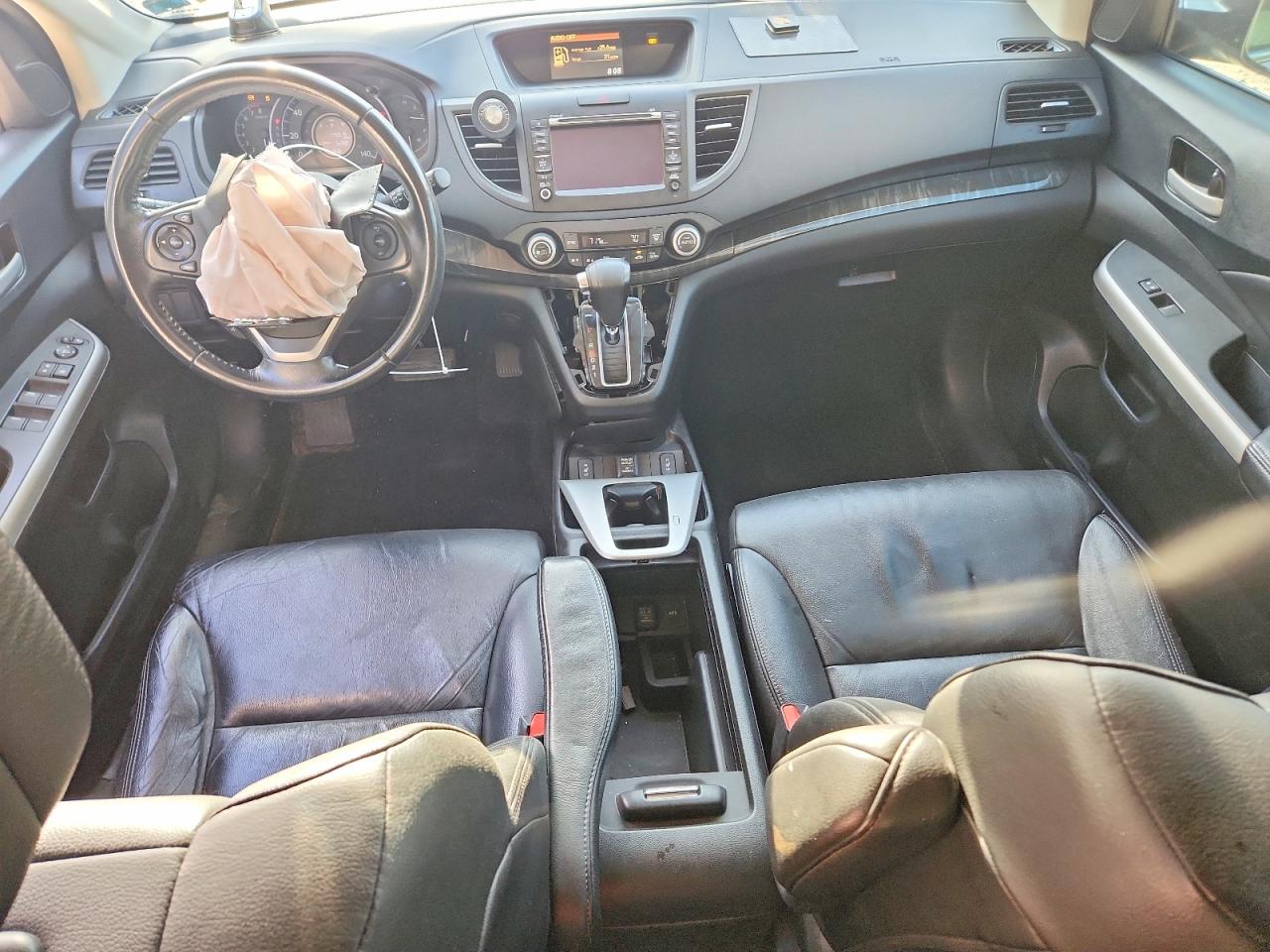 2013 Honda Cr-v Exl White vin: 5J6RM4H75DL019923