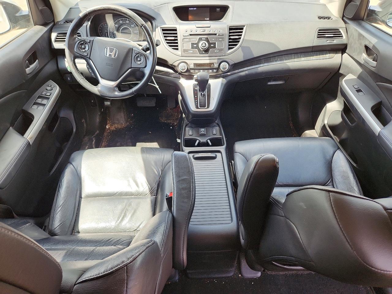2013 Honda Cr-v Exl White vin: 5J6RM4H75DL024538