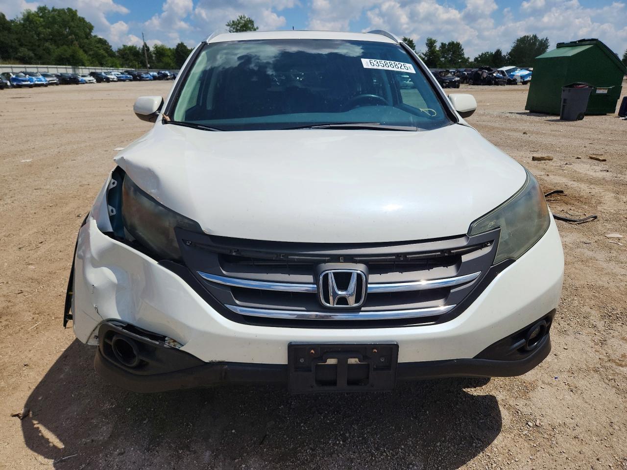 2013 Honda Cr-v Exl White vin: 5J6RM4H75DL024538