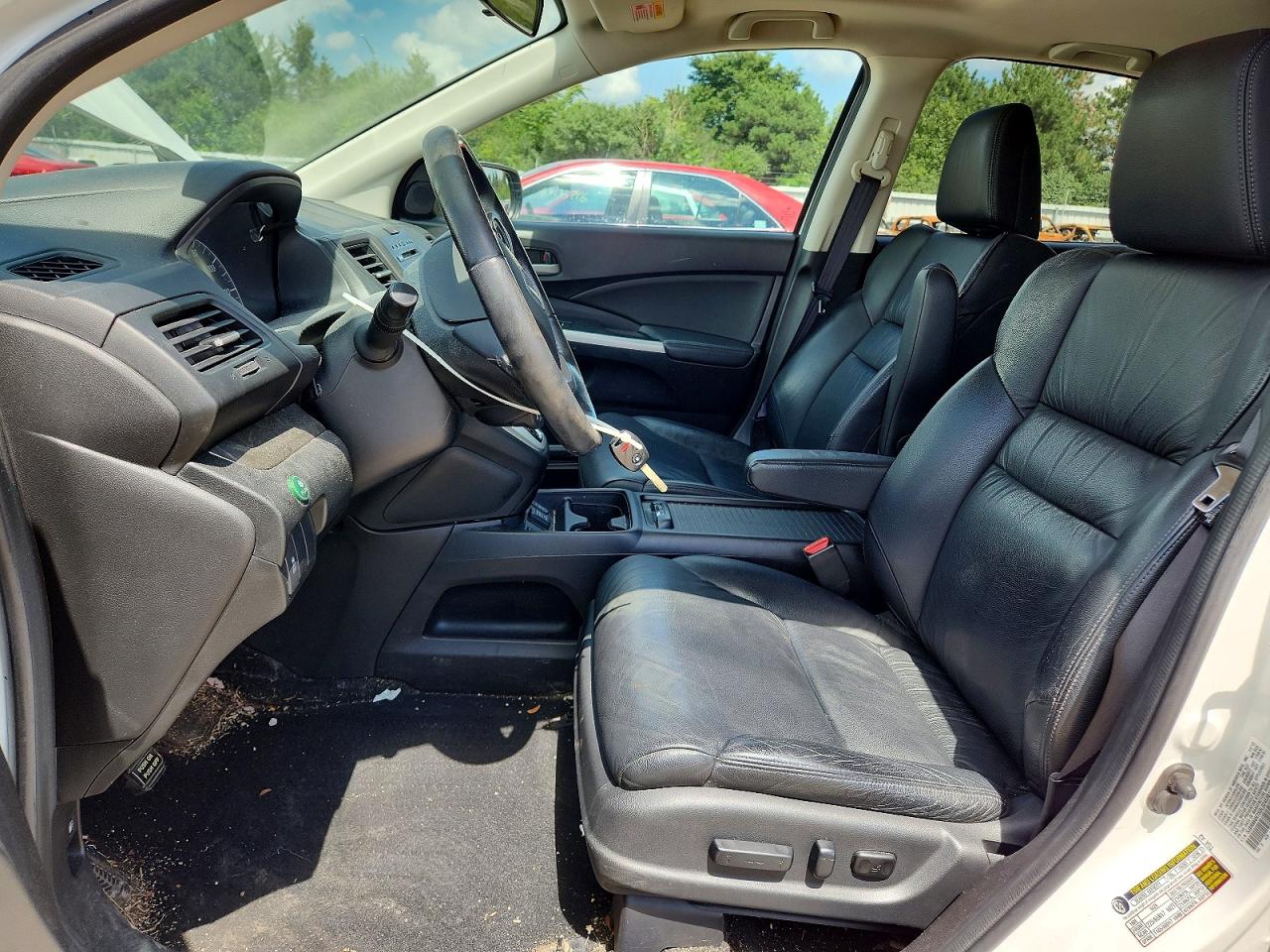 2013 Honda Cr-v Exl White vin: 5J6RM4H75DL024538