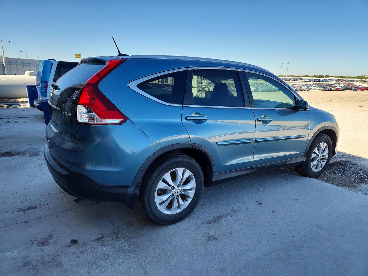 2013 Honda Cr-v Exl Teal vin: 5J6RM4H75DL036463