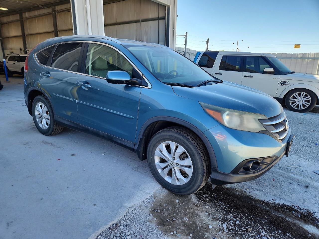 2013 Honda Cr-v Exl Teal vin: 5J6RM4H75DL036463