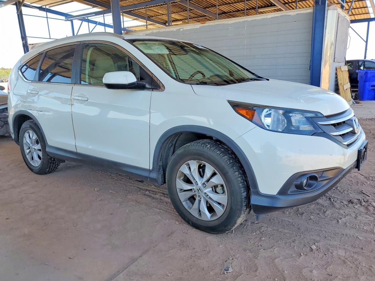2013 Honda Cr-v Exl White vin: 5J6RM4H75DL041727