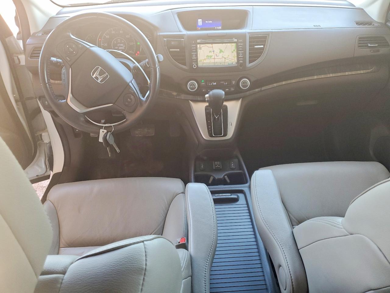 2013 Honda Cr-v Exl White vin: 5J6RM4H75DL041727