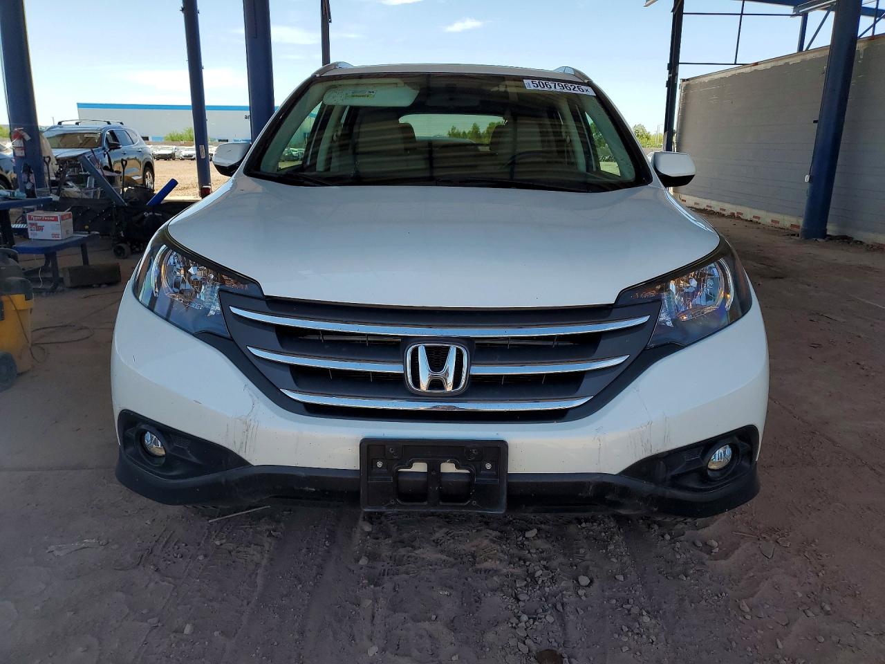 2013 Honda Cr-v Exl White vin: 5J6RM4H75DL041727