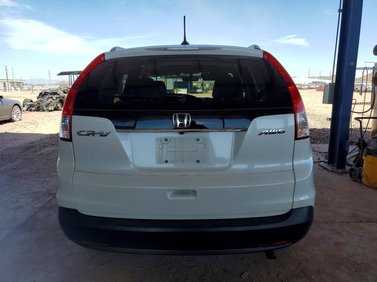2013 Honda Cr-v Exl White vin: 5J6RM4H75DL041727