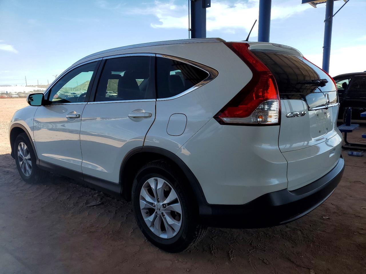 2013 Honda Cr-v Exl White vin: 5J6RM4H75DL041727