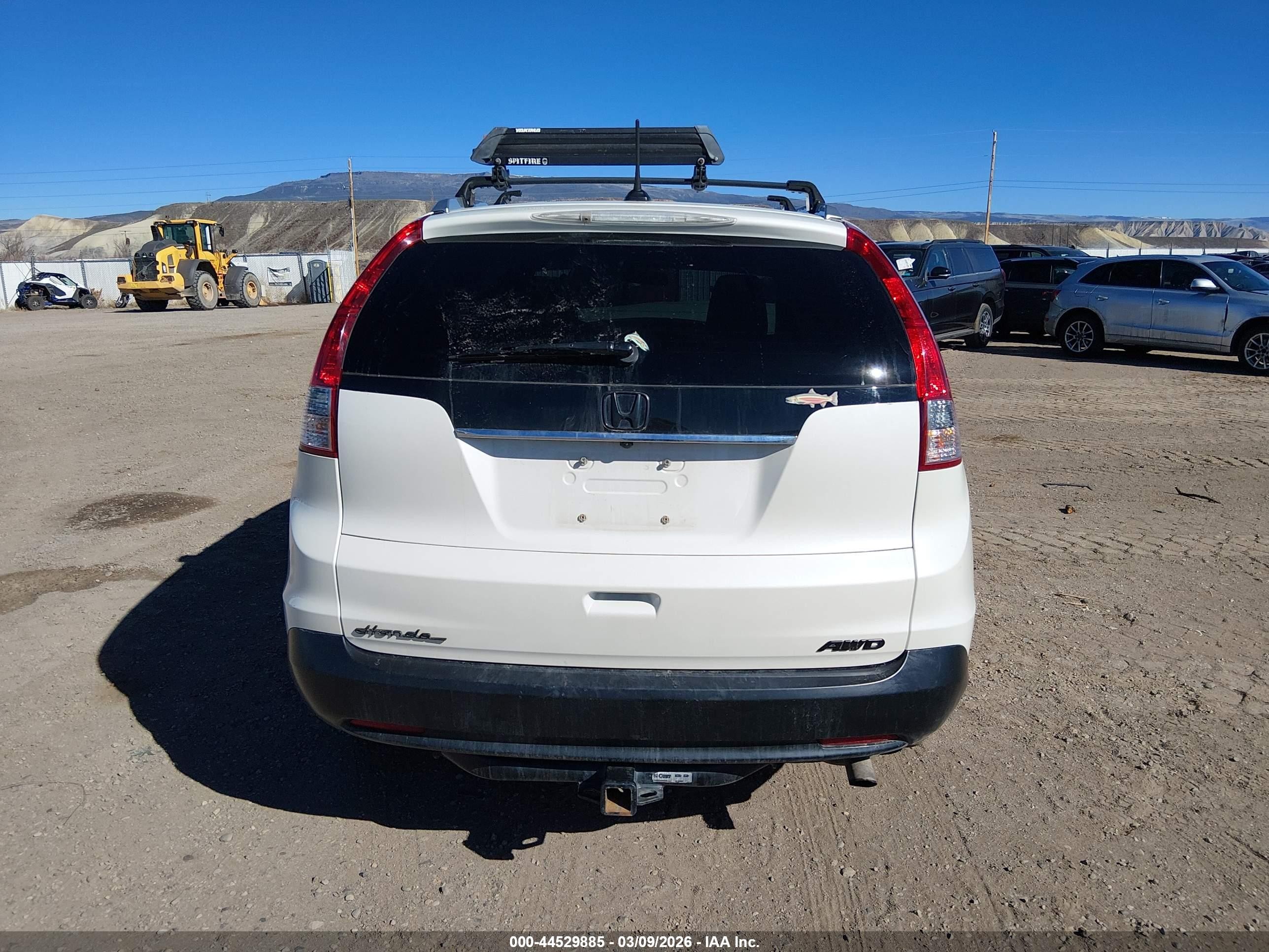 2013 Honda Cr-v Ex-l White vin: 5J6RM4H75DL045499