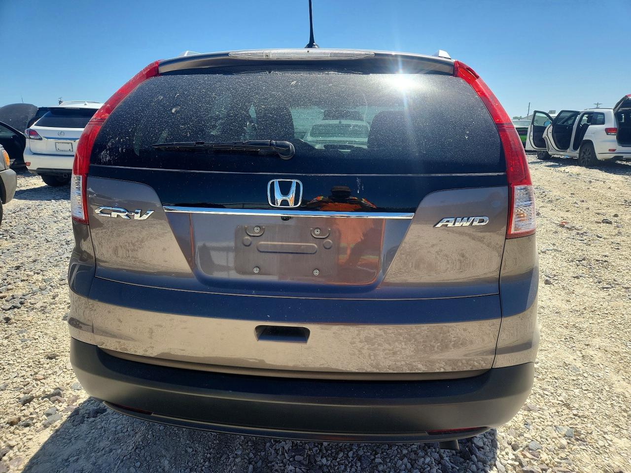 2013 Honda Cr-v Exl Gray vin: 5J6RM4H75DL050475