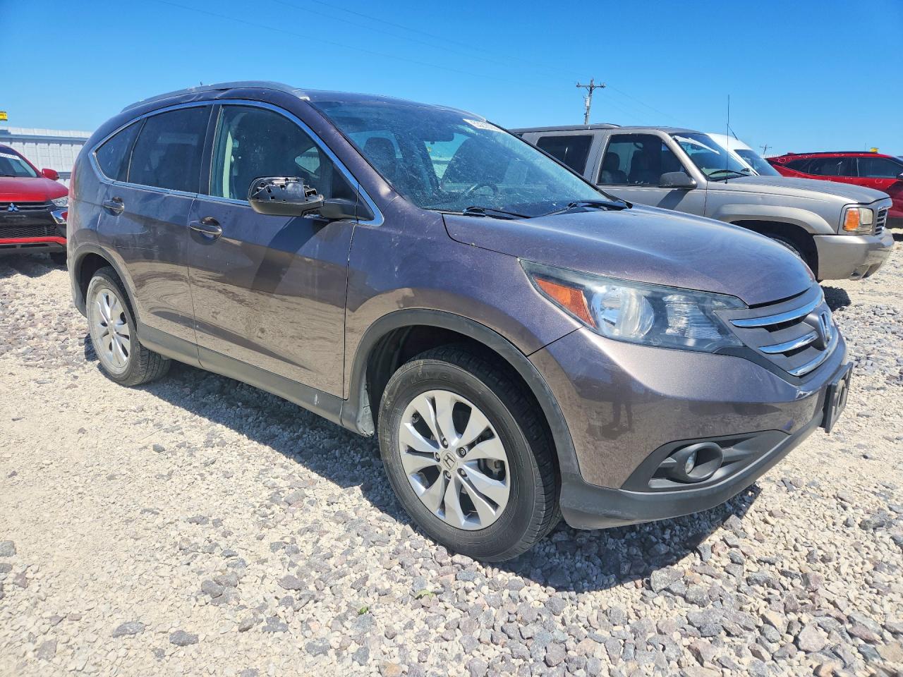 2013 Honda Cr-v Exl Gray vin: 5J6RM4H75DL050475