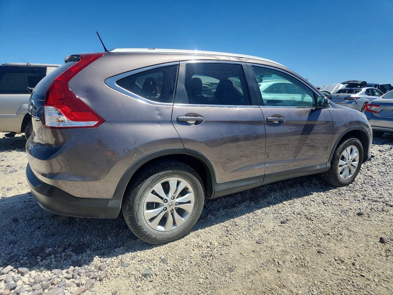 2013 Honda Cr-v Exl Gray vin: 5J6RM4H75DL050475