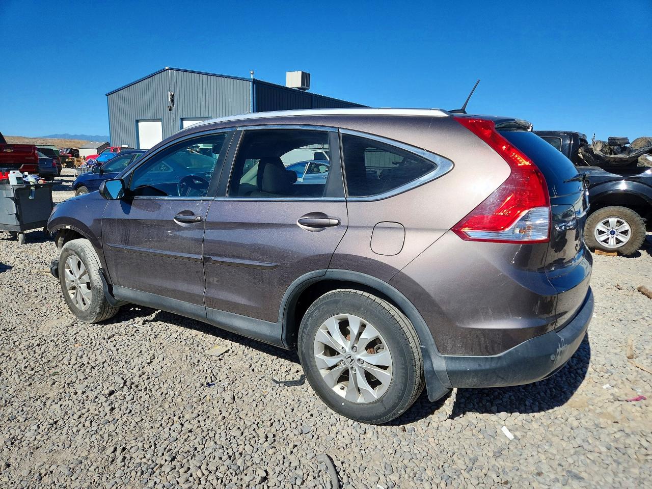 2013 Honda Cr-v Exl Gray vin: 5J6RM4H75DL062741