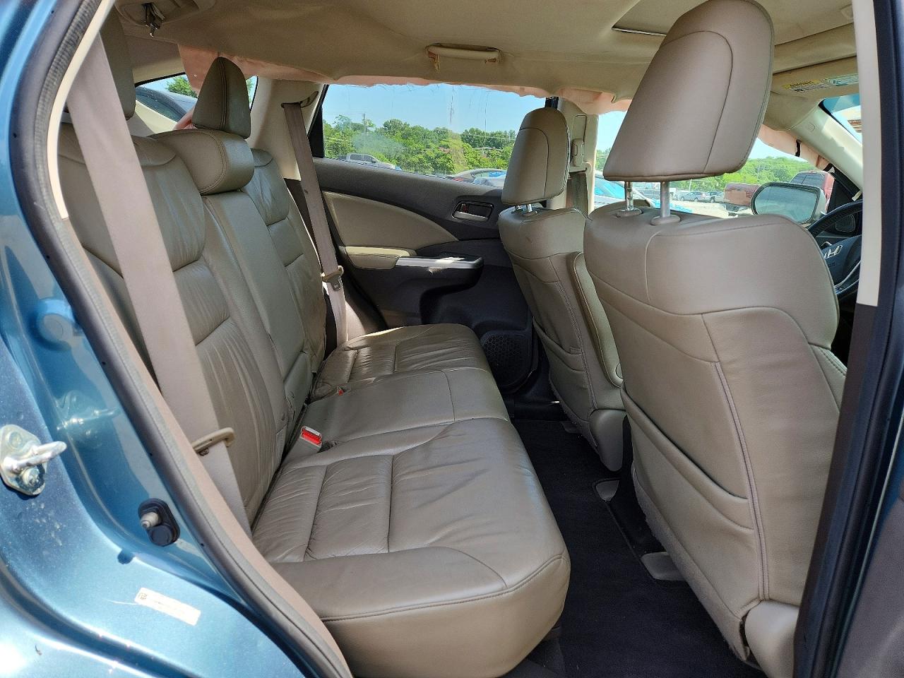 2013 Honda Cr-v Exl Blue vin: 5J6RM4H75DL067339