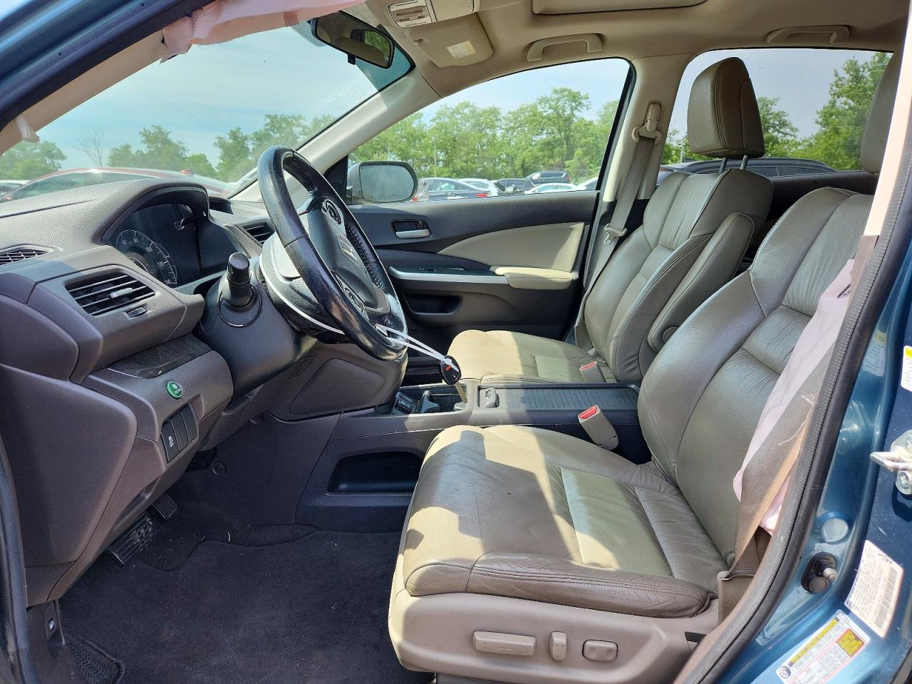 2013 Honda Cr-v Exl Blue vin: 5J6RM4H75DL067339