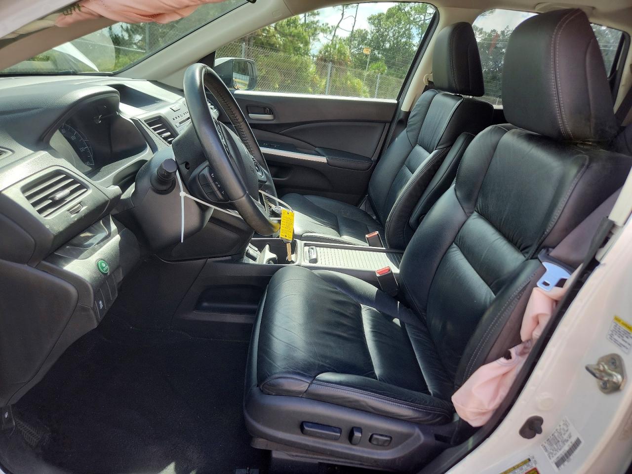 2013 Honda Cr-v Exl White vin: 5J6RM4H75DL076719