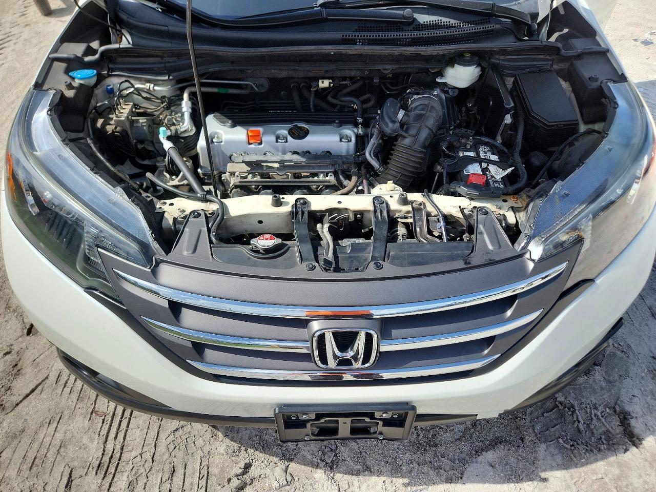 2013 Honda Cr-v Exl White vin: 5J6RM4H75DL076719
