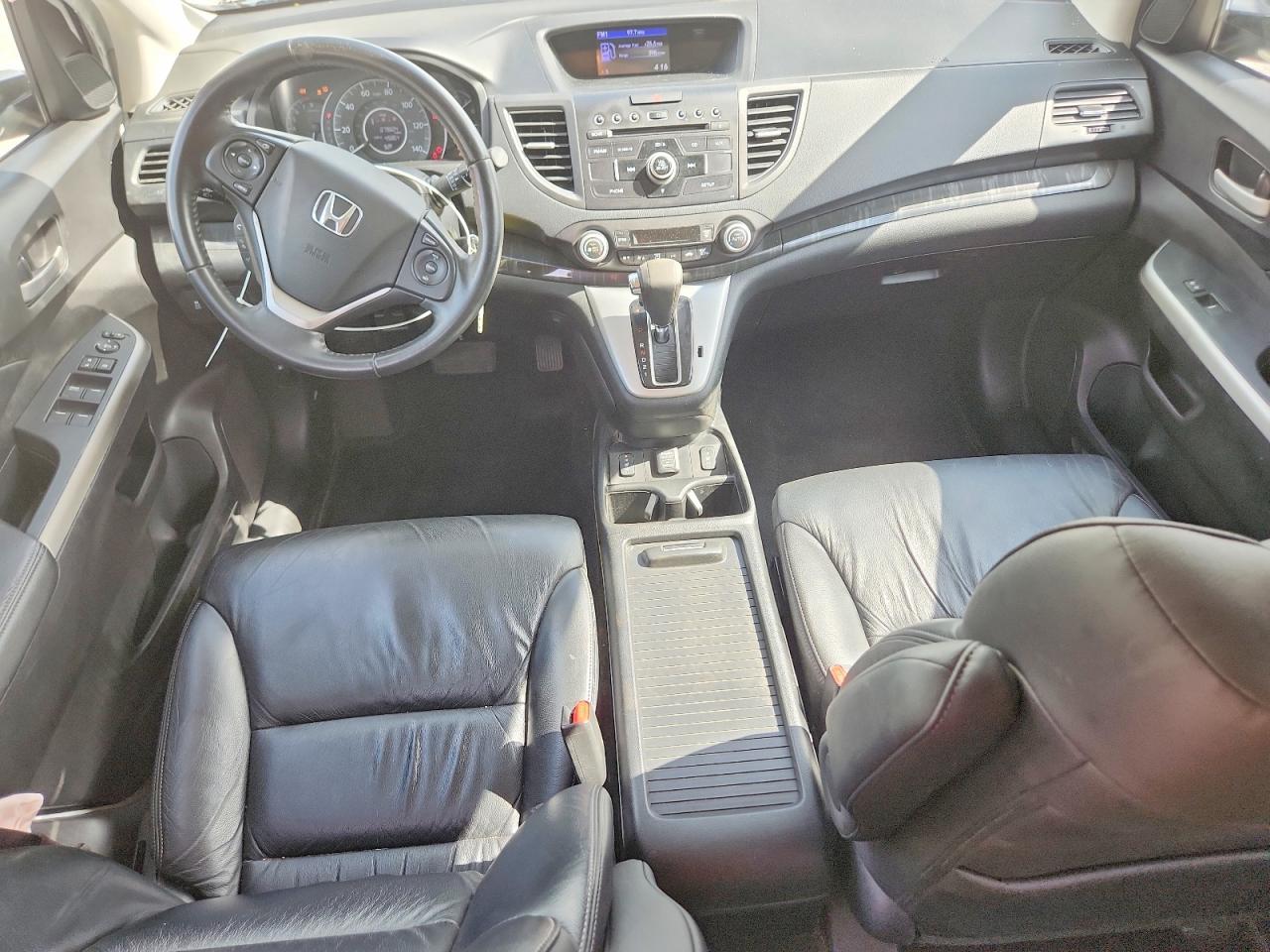 2013 Honda Cr-v Exl White vin: 5J6RM4H75DL076719