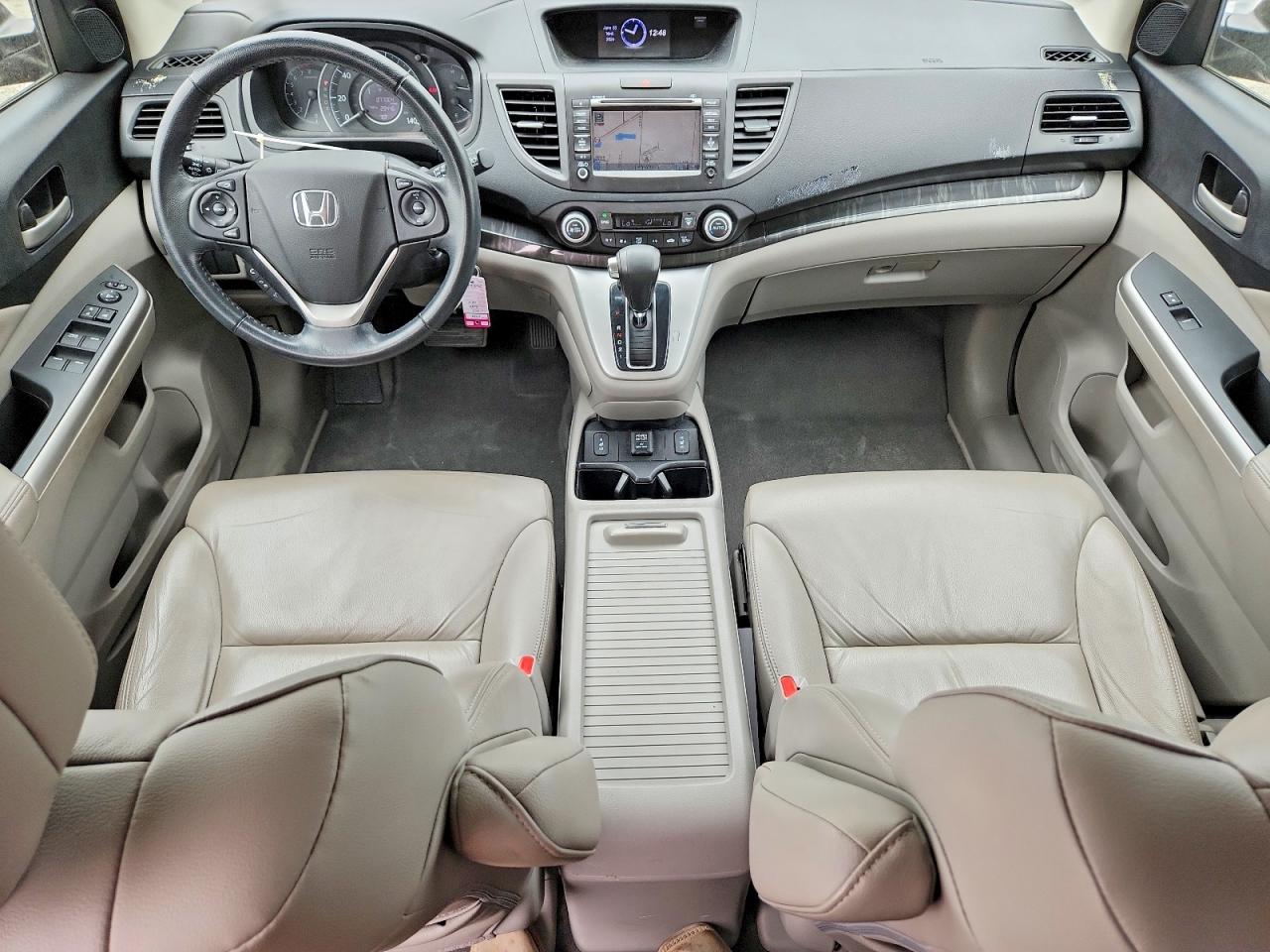 2013 Honda Cr-v Exl Red vin: 5J6RM4H75DL085288