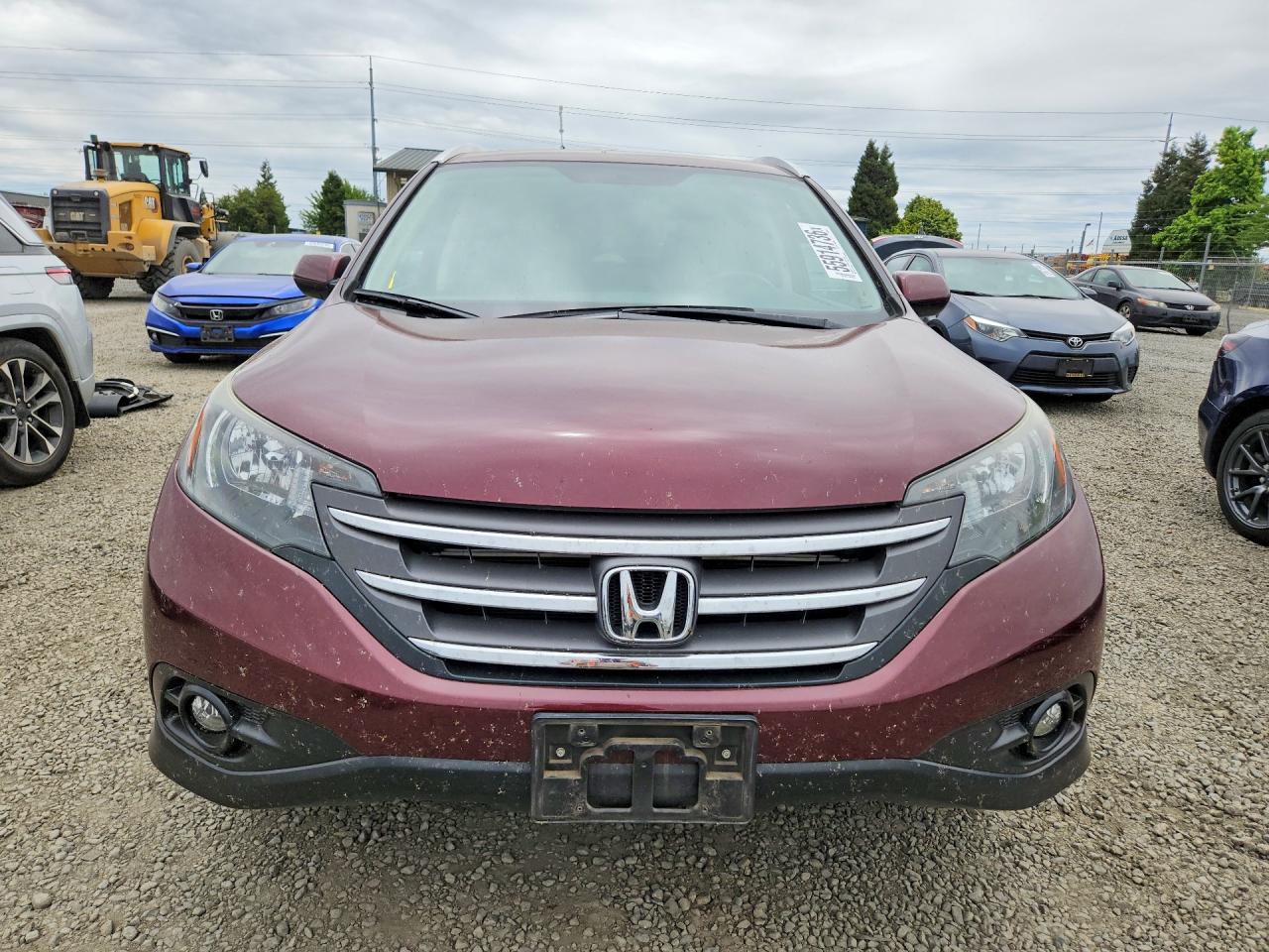 2013 Honda Cr-v Exl Red vin: 5J6RM4H75DL085288