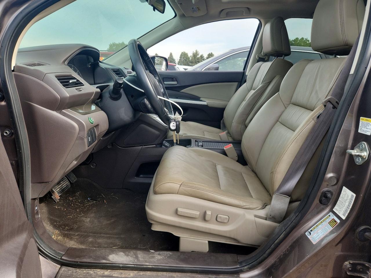 2013 Honda Cr-v Exl Коричневый vin: 5J6RM4H75DL087977