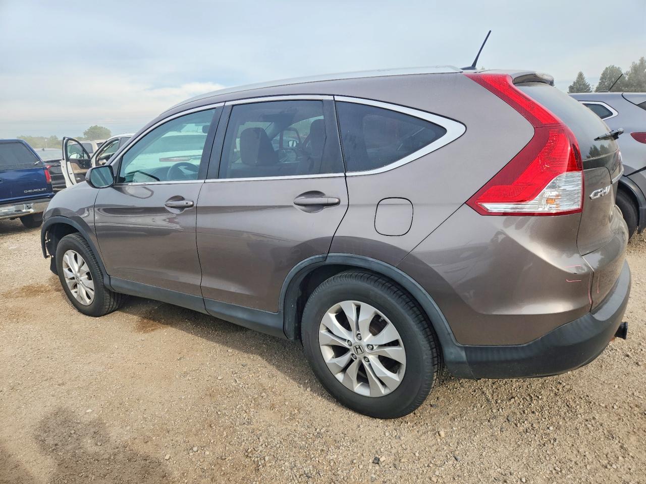 2013 Honda Cr-v Exl Коричневый vin: 5J6RM4H75DL087977
