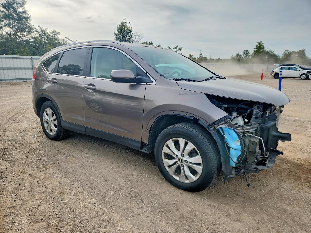 2013 Honda Cr-v Exl Коричневый vin: 5J6RM4H75DL087977