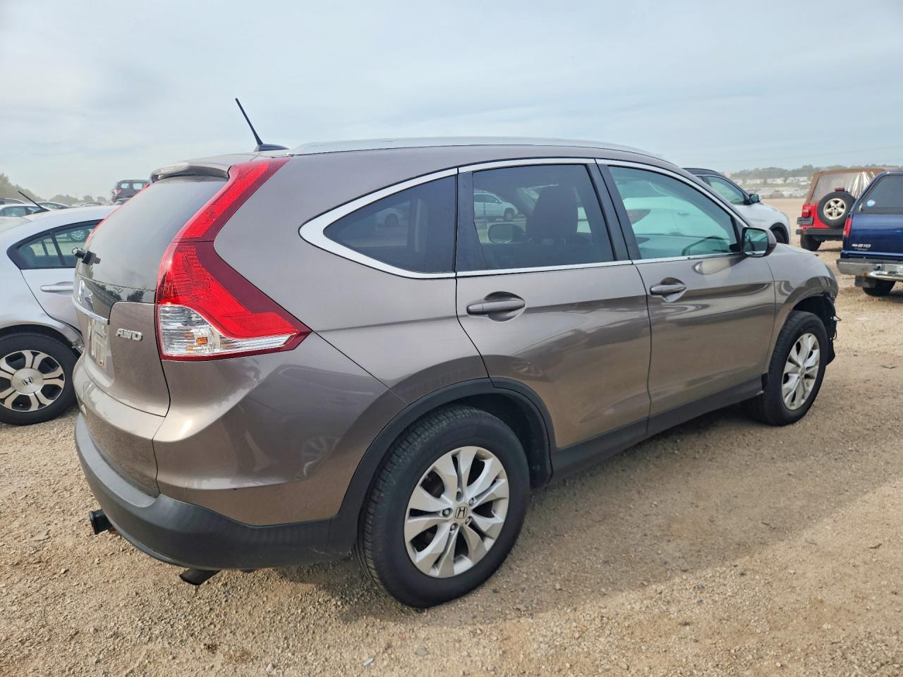 2013 Honda Cr-v Exl Коричневый vin: 5J6RM4H75DL087977