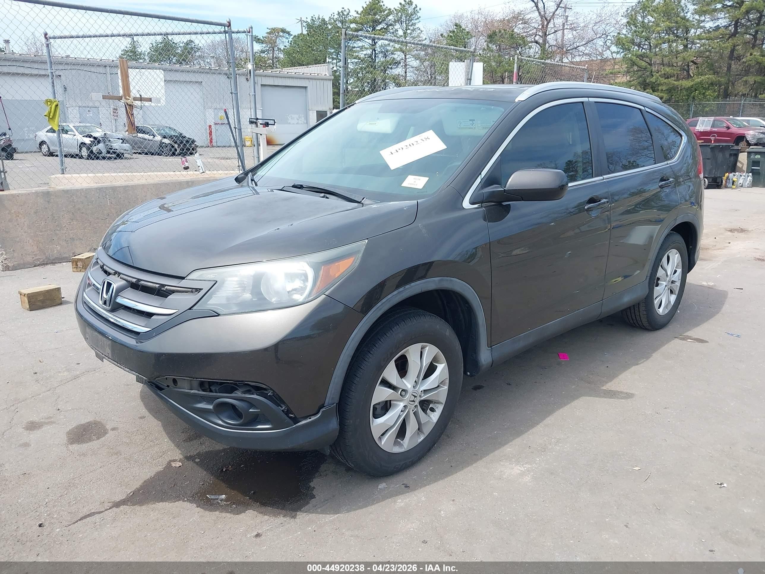 2014 Honda Cr-v Ex-l Dark Brown vin: 5J6RM4H75EL014853