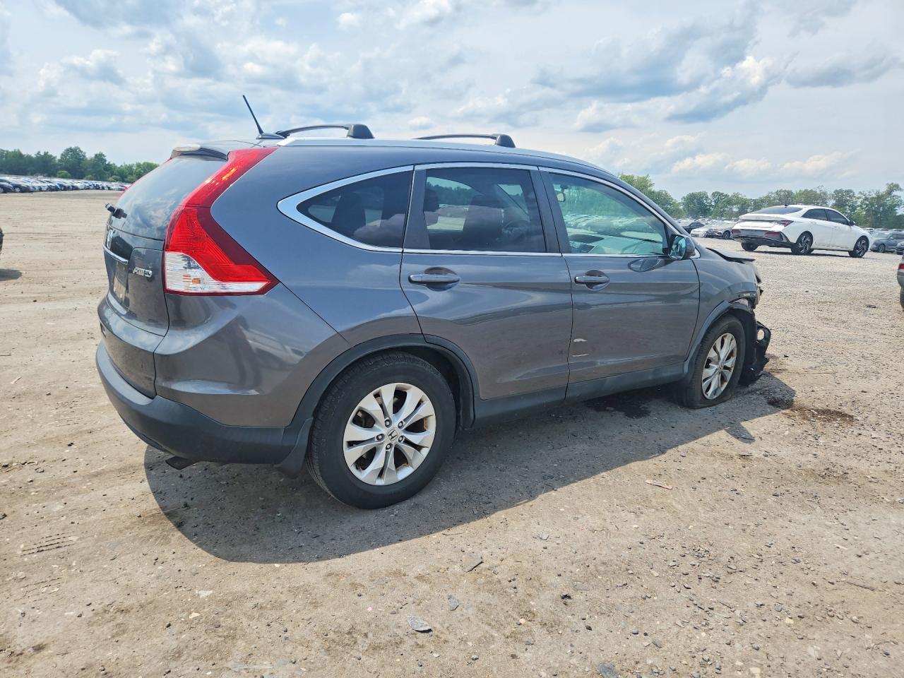 2014 Honda Cr-v Exl Gray vin: 5J6RM4H75EL038263