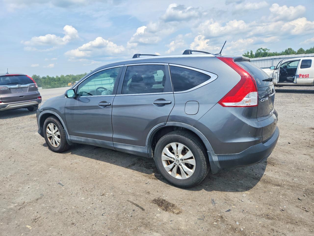 2014 Honda Cr-v Exl Gray vin: 5J6RM4H75EL038263