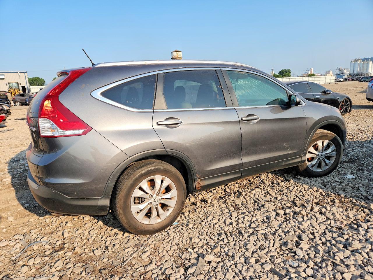 2014 Honda Cr-v Exl Gray vin: 5J6RM4H75EL038943