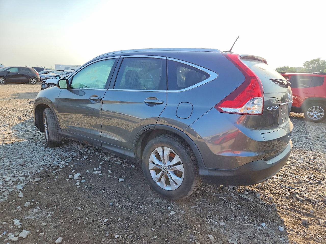 2014 Honda Cr-v Exl Gray vin: 5J6RM4H75EL038943
