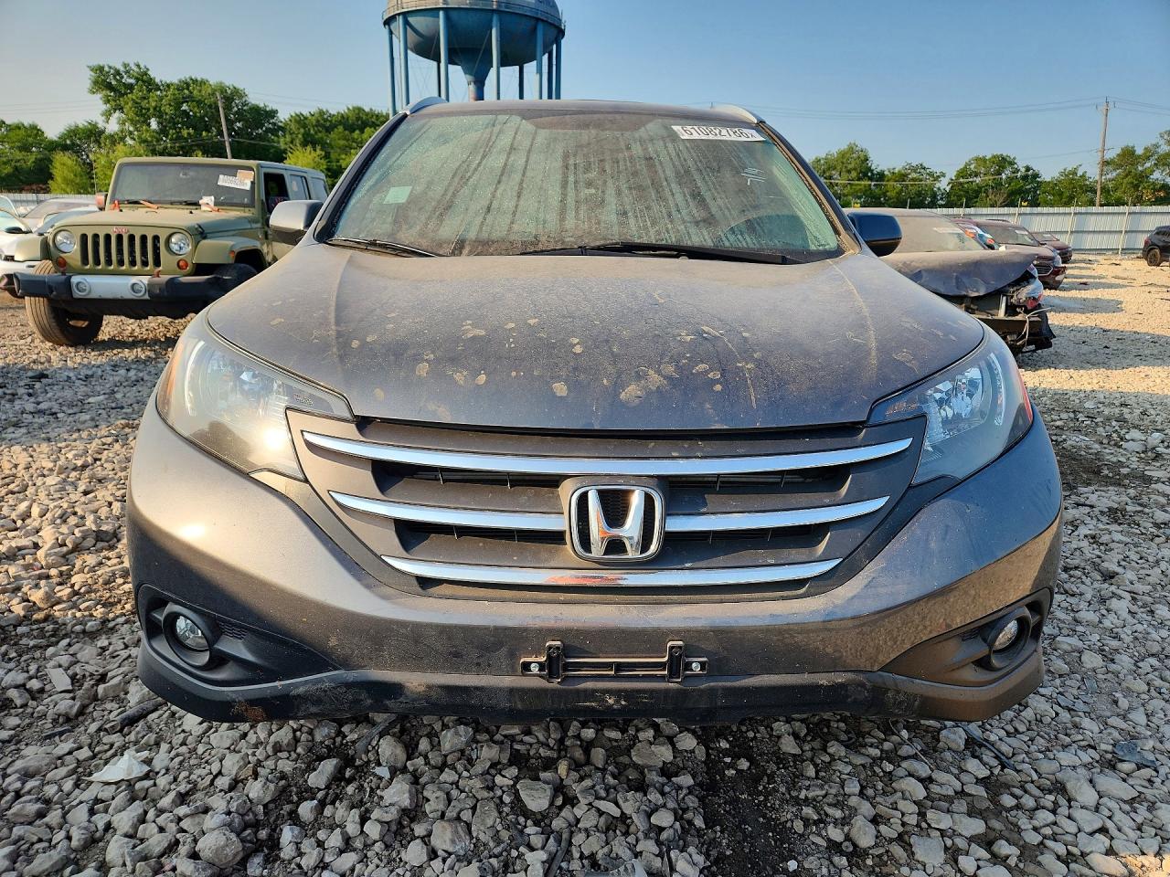 2014 Honda Cr-v Exl Gray vin: 5J6RM4H75EL038943