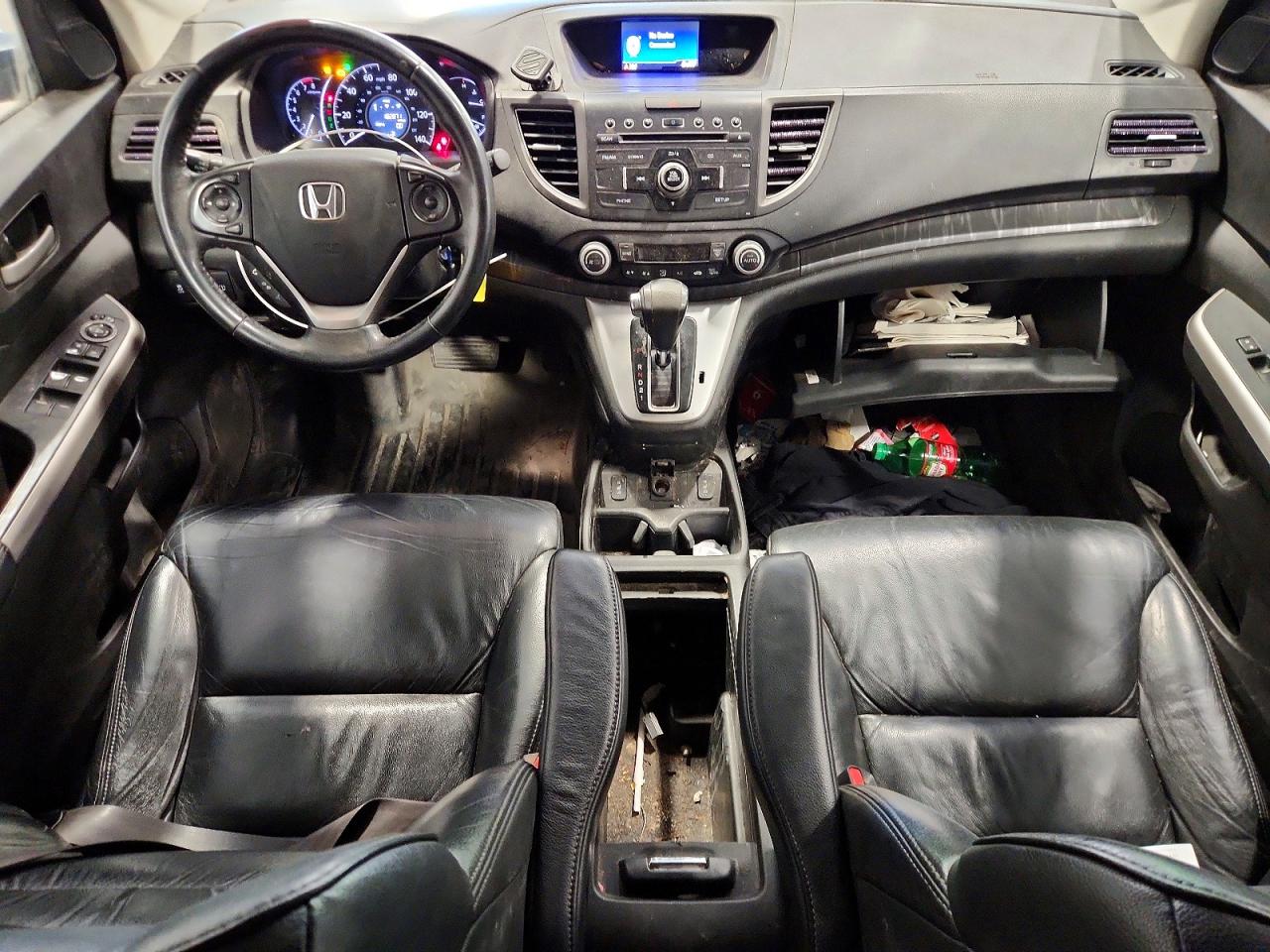 2014 Honda Cr-v Exl Silver vin: 5J6RM4H75EL060005