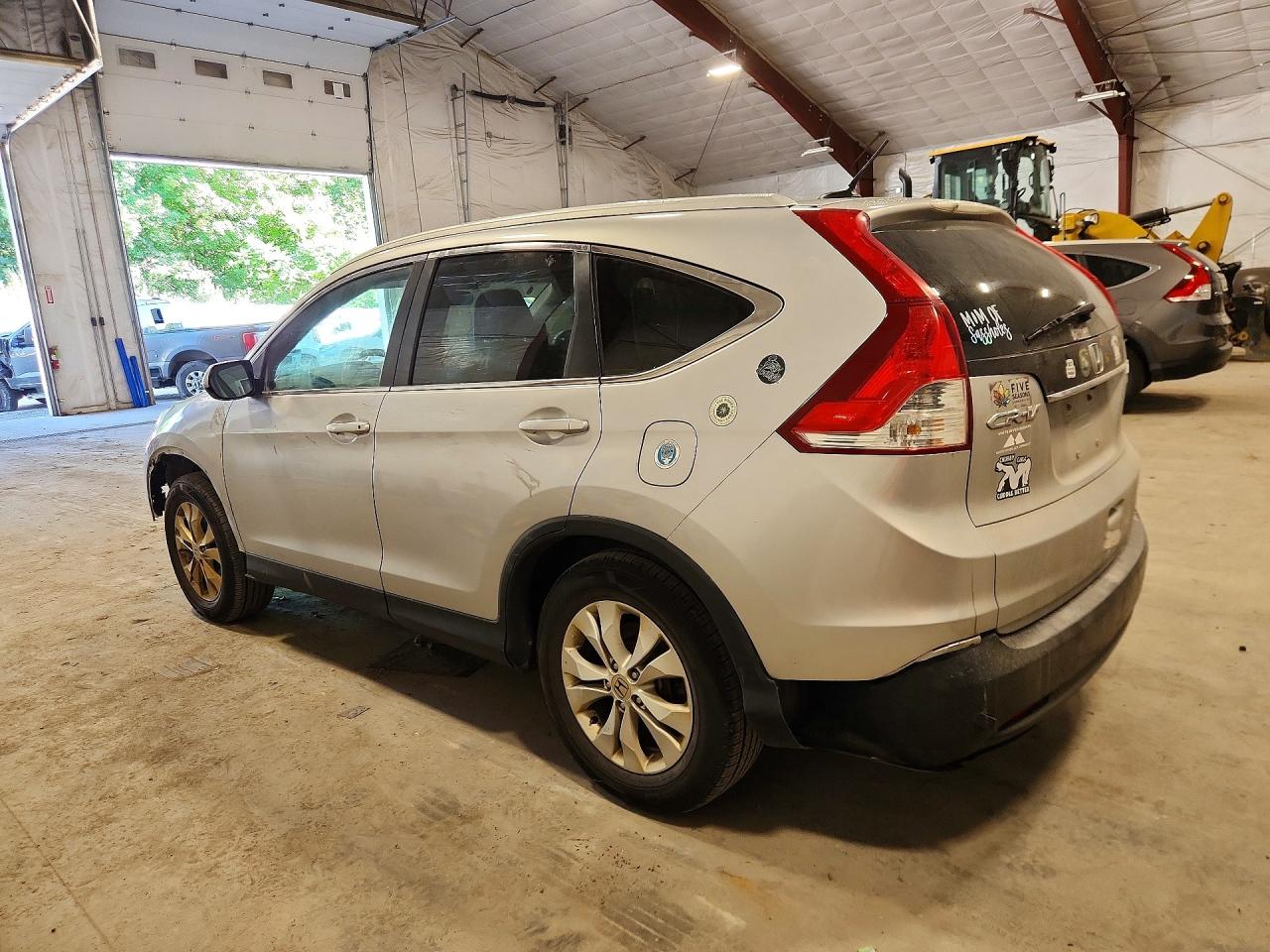 2014 Honda Cr-v Exl Silver vin: 5J6RM4H75EL060005