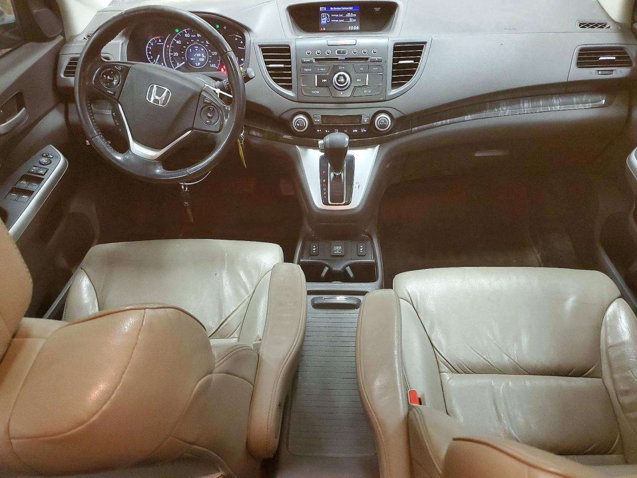 2014 Honda Cr-v Exl Желто-коричневый vin: 5J6RM4H75EL074728