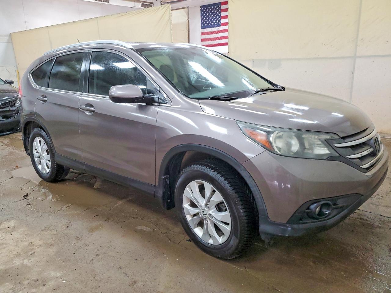 2014 Honda Cr-v Exl Желто-коричневый vin: 5J6RM4H75EL074728