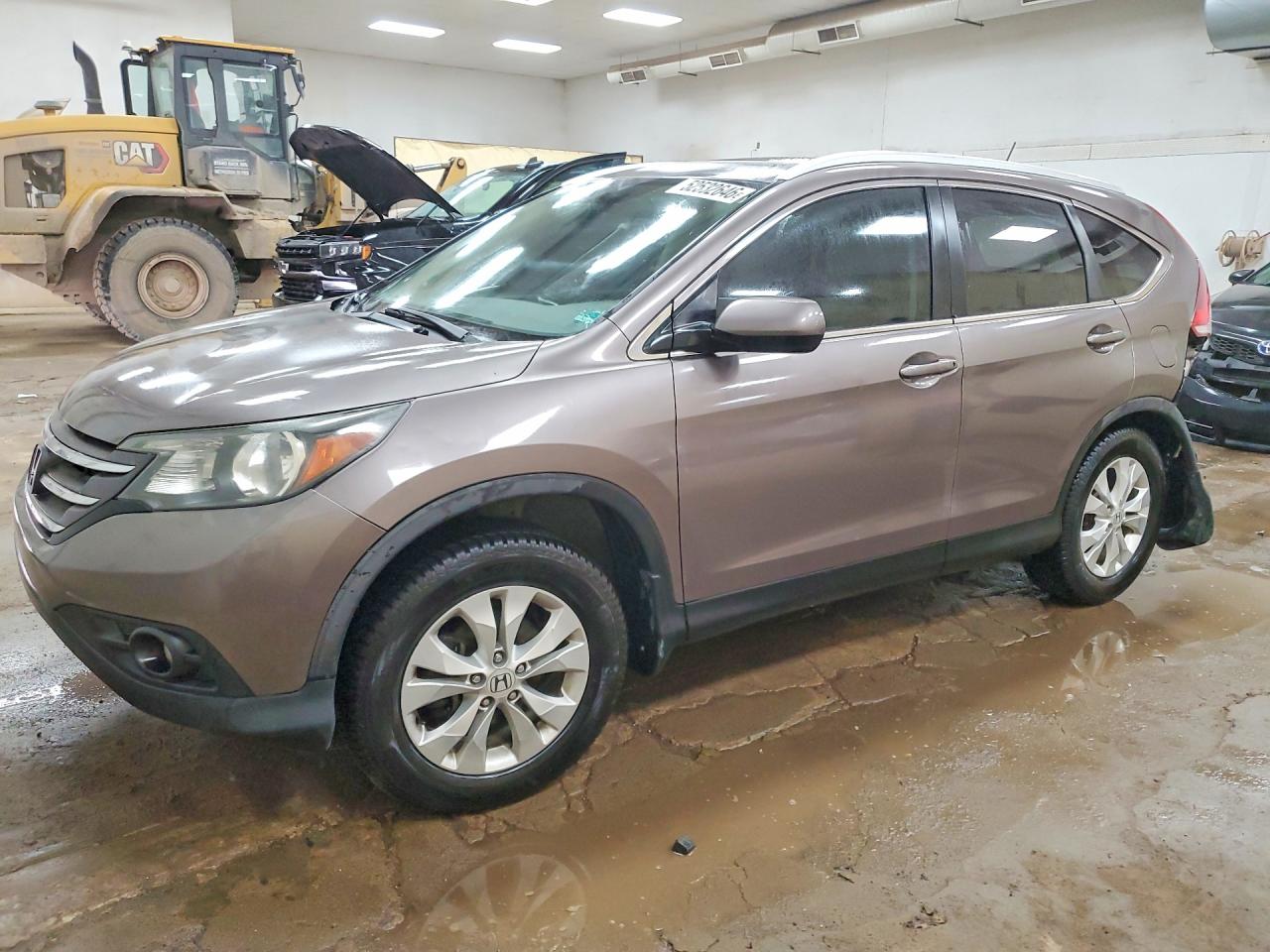 2014 Honda Cr-v Exl Tan vin: 5J6RM4H75EL074728