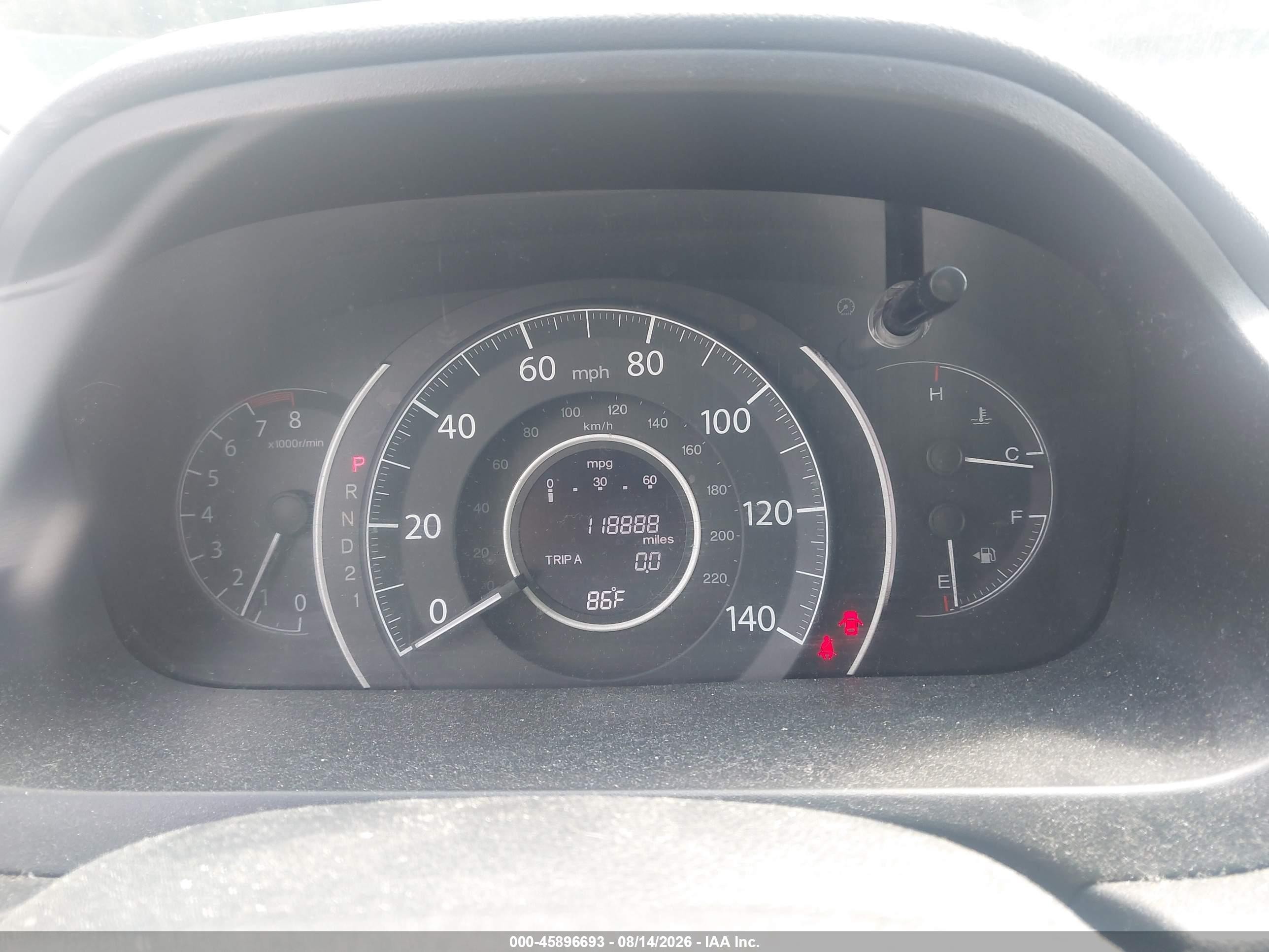 2014 Honda Cr-v Ex-l Серый vin: 5J6RM4H75EL075412