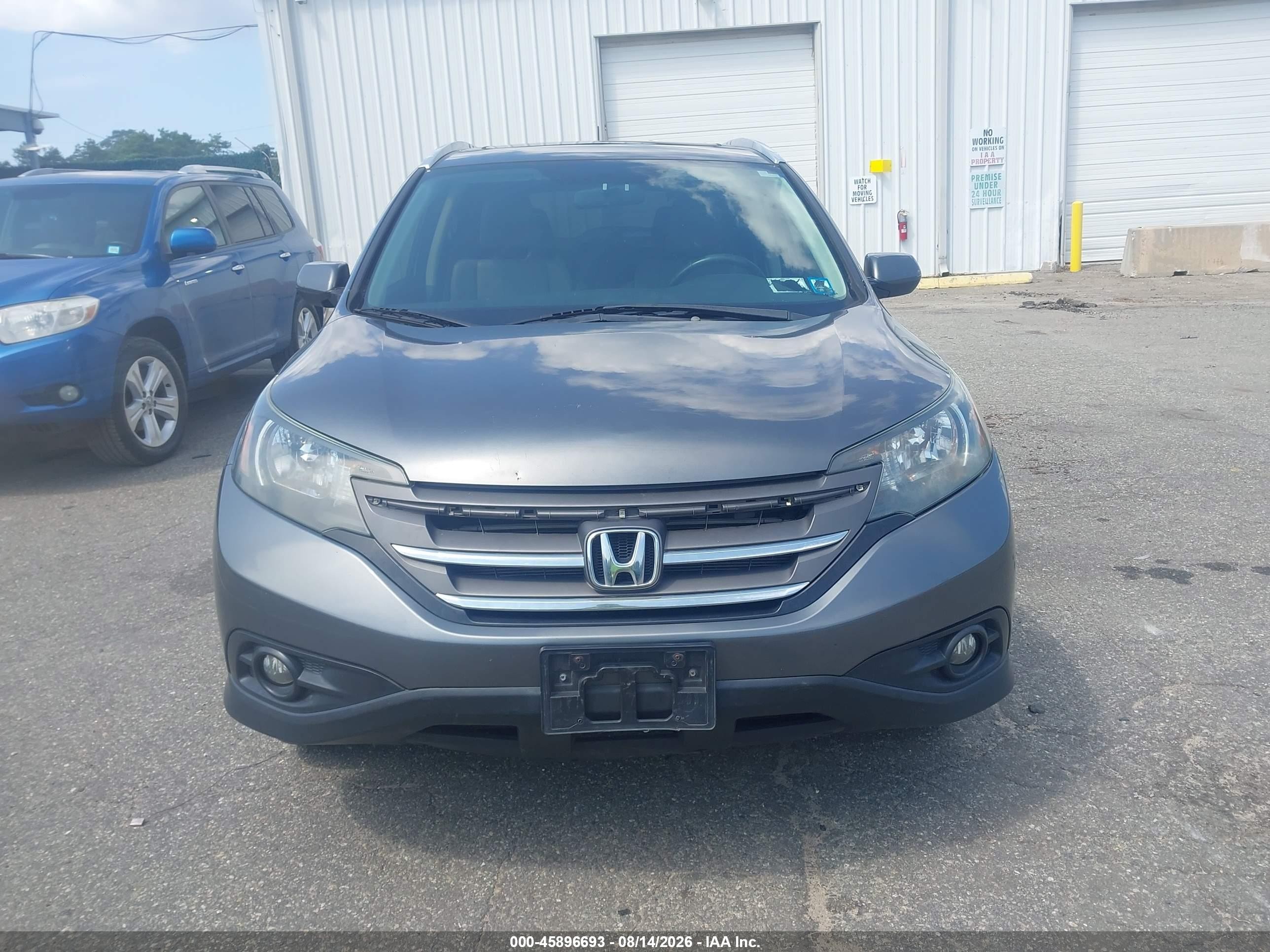 2014 Honda Cr-v Ex-l Серый vin: 5J6RM4H75EL075412