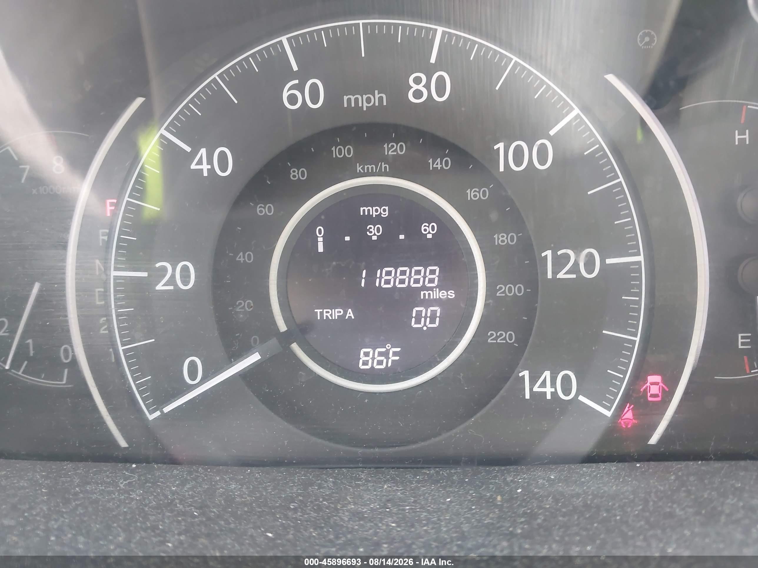 2014 Honda Cr-v Ex-l Серый vin: 5J6RM4H75EL075412